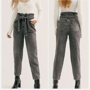 Free people paper bag jeans